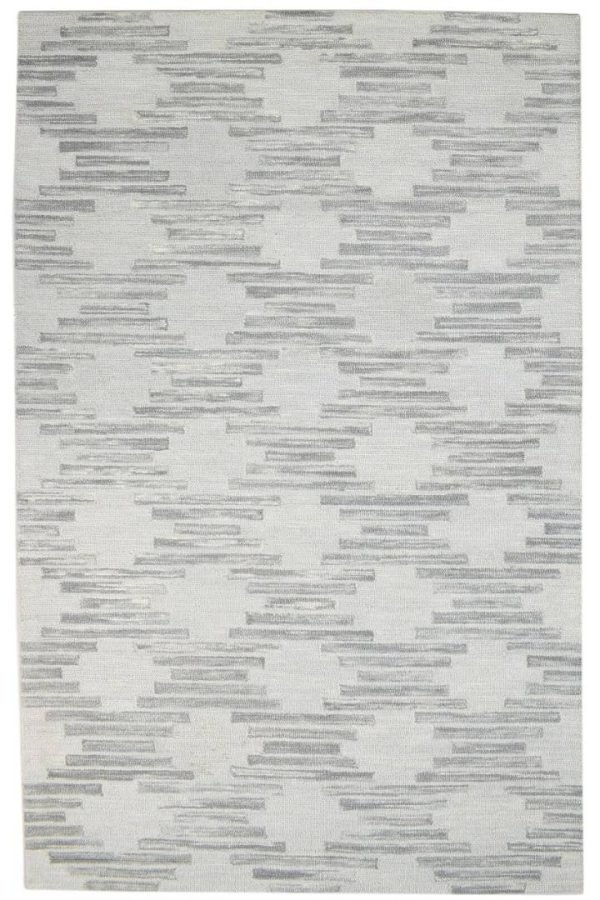 Hand-Tufted Scandinavian Geometric Area Rug