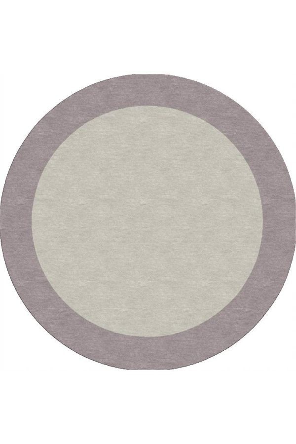 Hand-Tufted Woolen Border Ivory & Grey Area Rug - Image 4