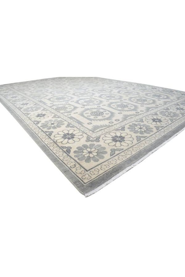 Hand-Knotted Oriental Grey Area Rug - Image 4