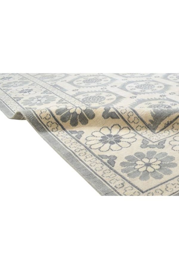 Hand-Knotted Oriental Grey Area Rug - Image 5