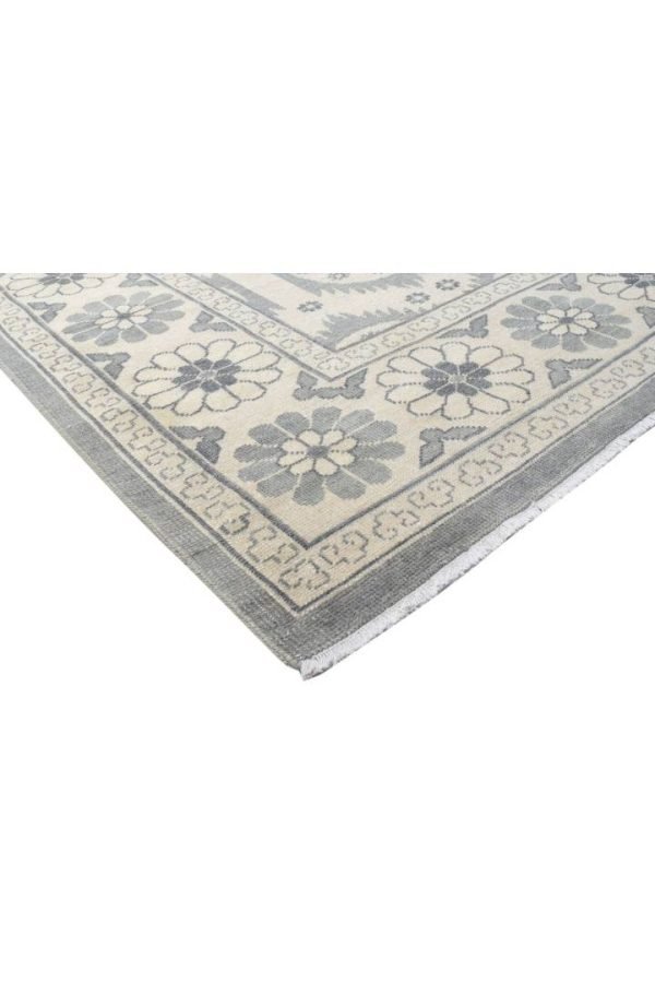 Hand-Knotted Oriental Grey Area Rug - Image 6